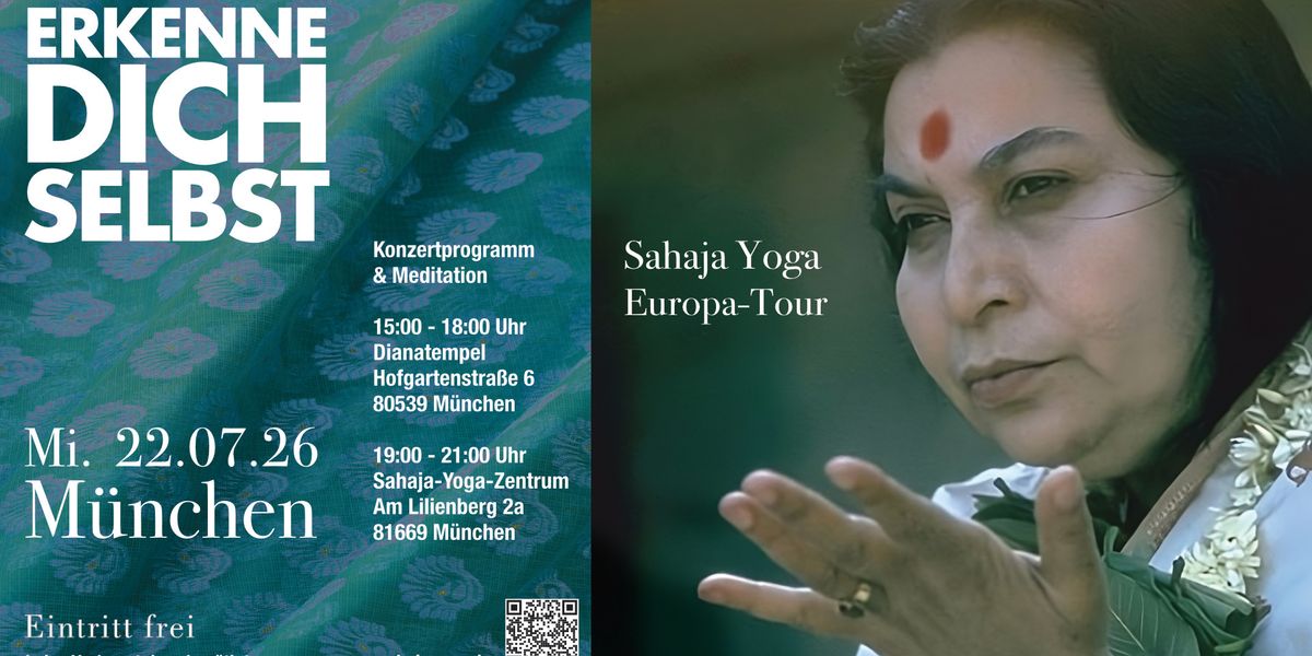 MI 22. Juli 2026 19 Uhr | Meditation & Livemusik | Meditationszentrum München 