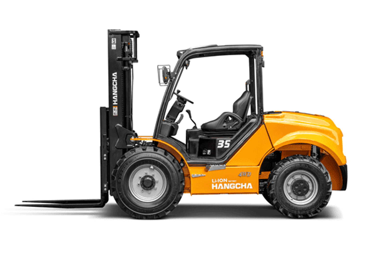 Rough Terrain Lithium Forklift 2.5 to 3.5t