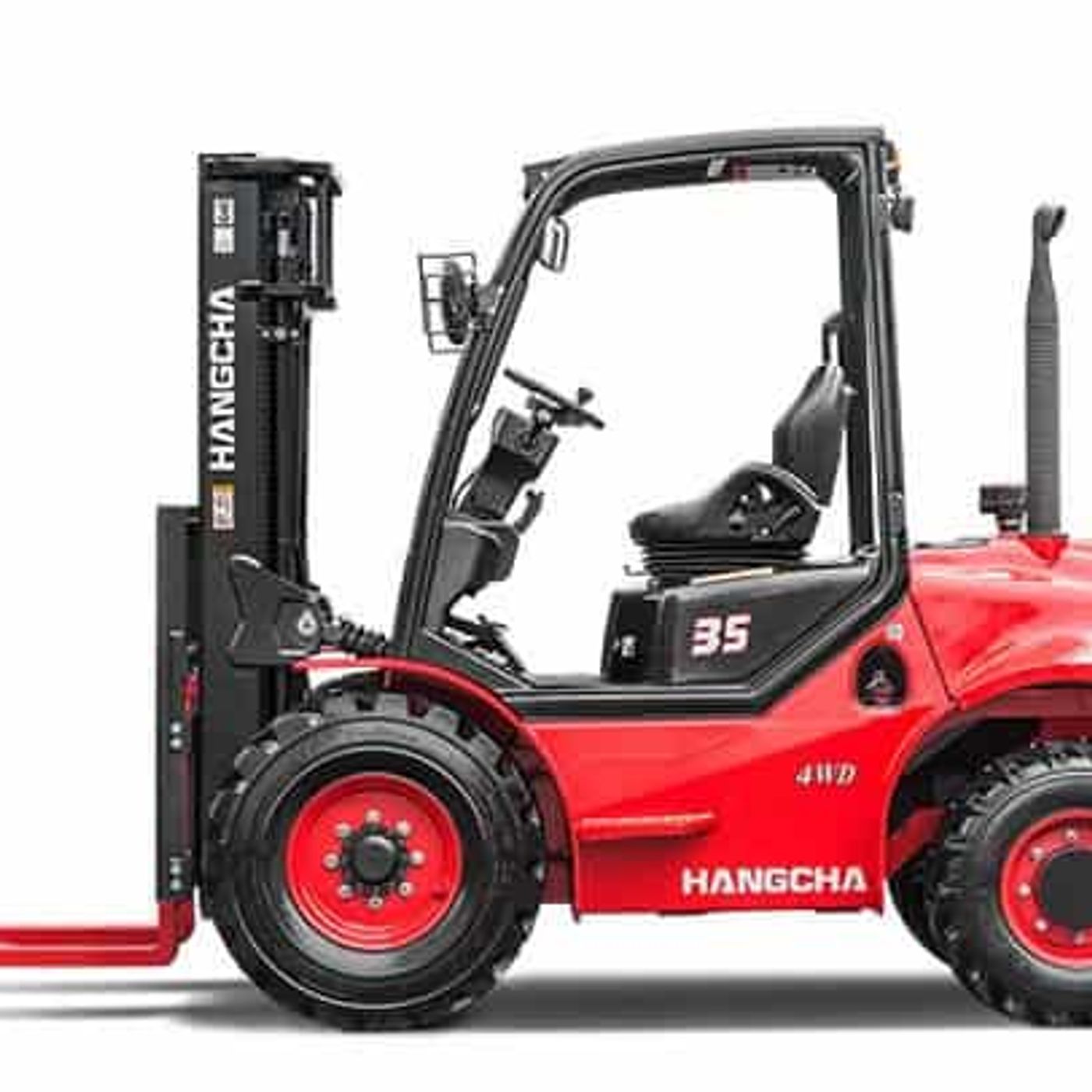 4WD Rough Terrain Diesel Forklift 2.5 to 5t