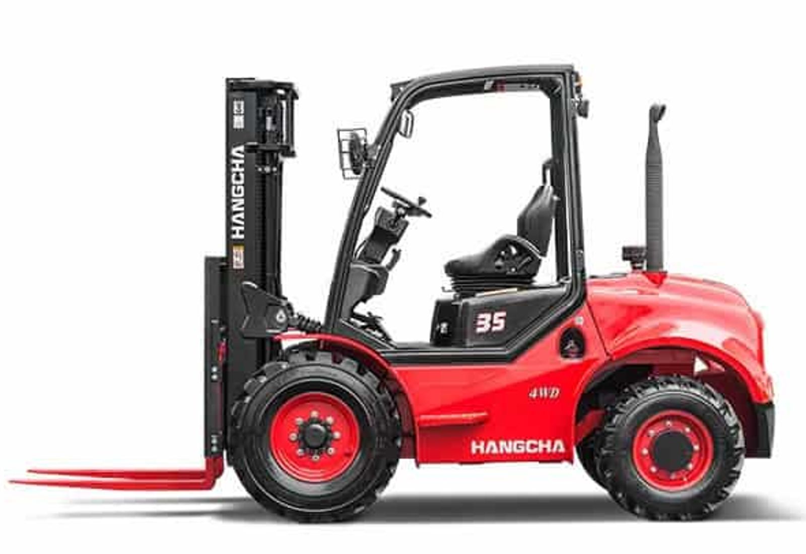 4WD Rough Terrain Diesel Forklift 2.5 to 5t