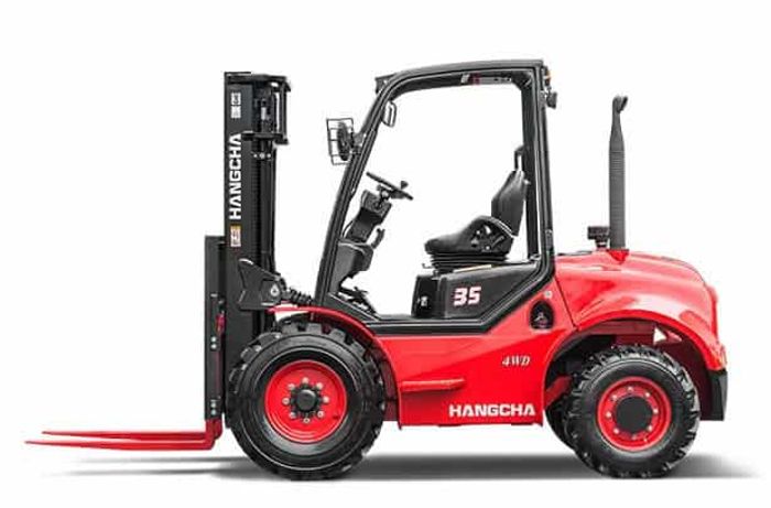 4WD Rough Terrain Diesel Forklift 2.5 to 5t