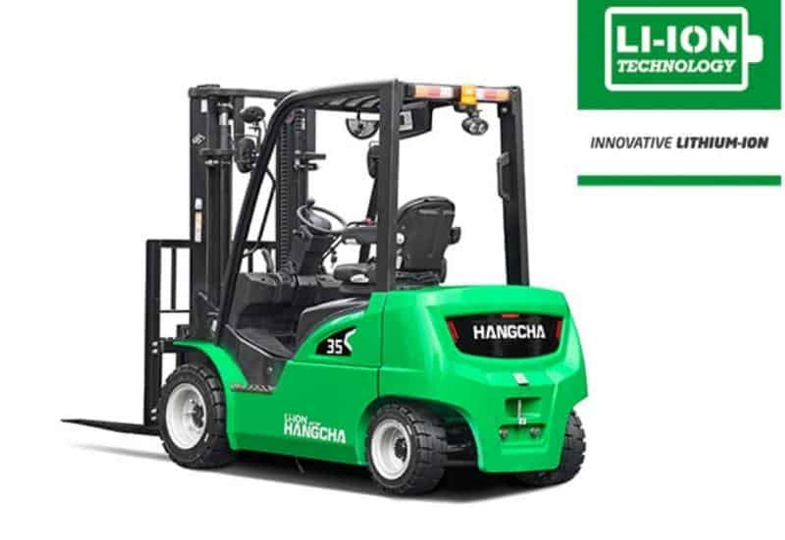 XC Series 4-wheel Lithium Forklift, 2.0 to 5.0t