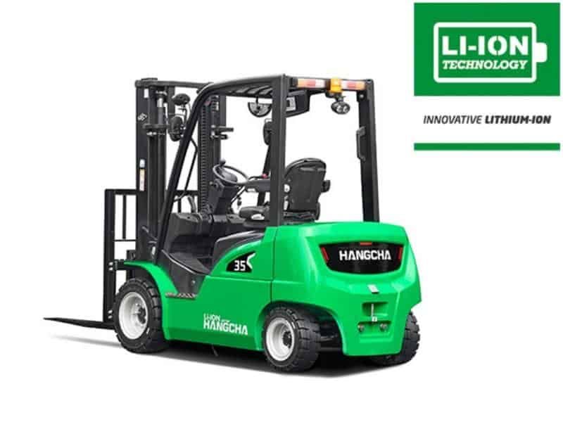 XC Series 4-wheel Lithium Forklift, 2.0 to 5.0t