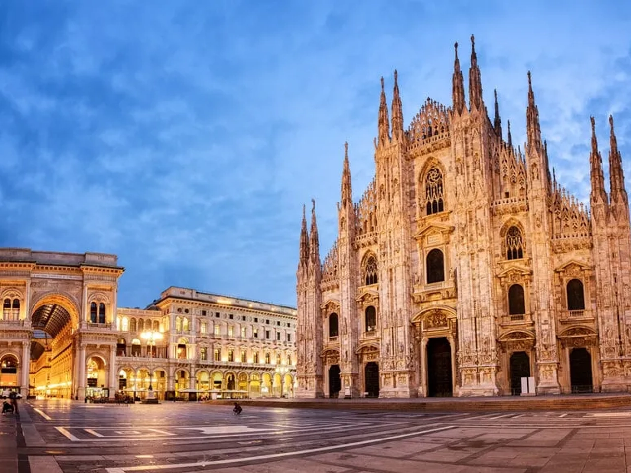 duomo e galerias vittorio emanuel em milao
