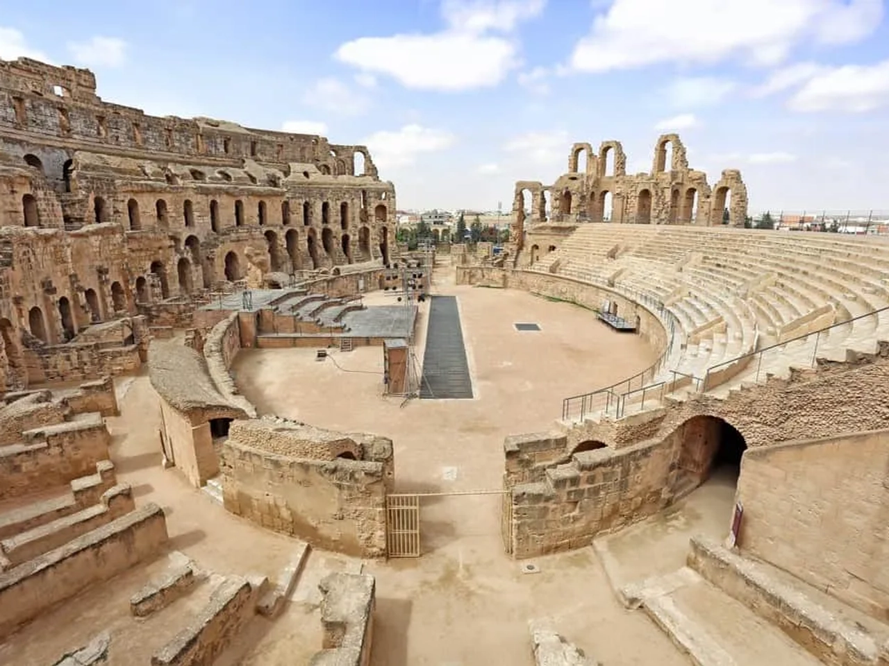 Anfiteatro romano en Túnez