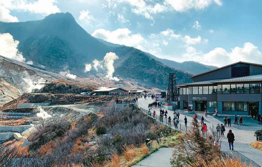 Owakudani: el valle volcánico de Hakone