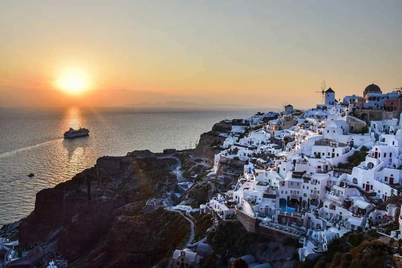 caminata desde Fira hasta Oia