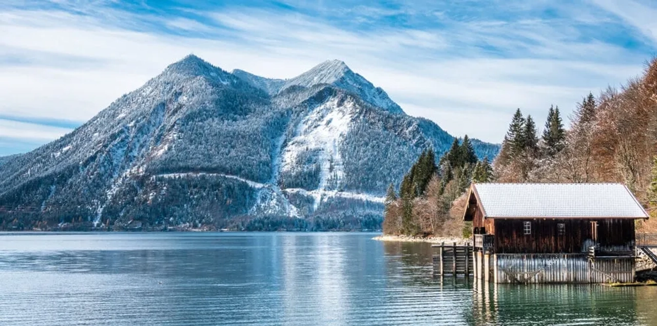casa no lago walchensee