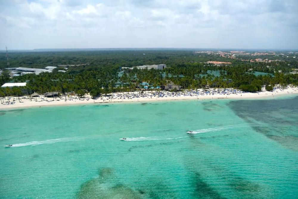 panoramica de praia em punta cana