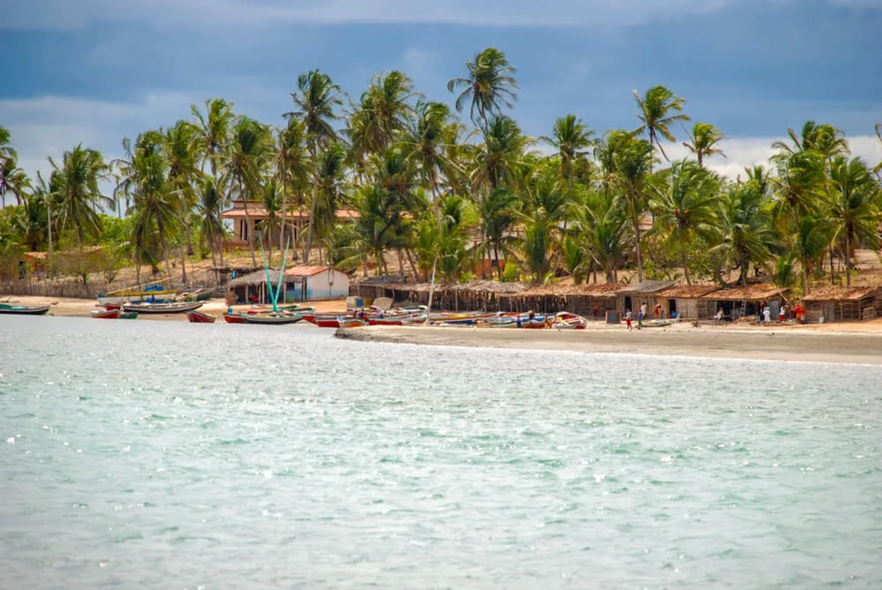 praia de jericoacoara escondida nas dunas