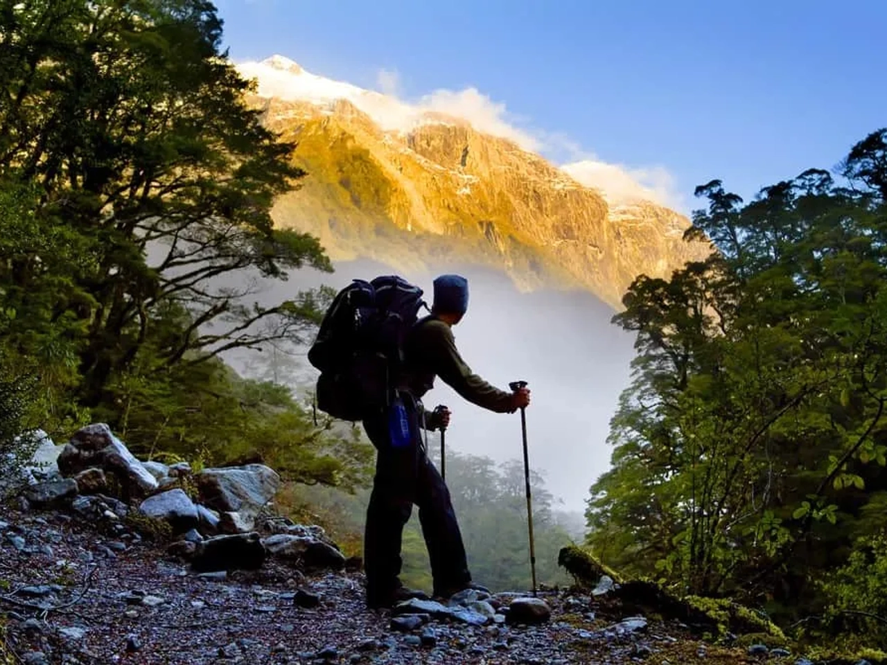 países para hacer trekking