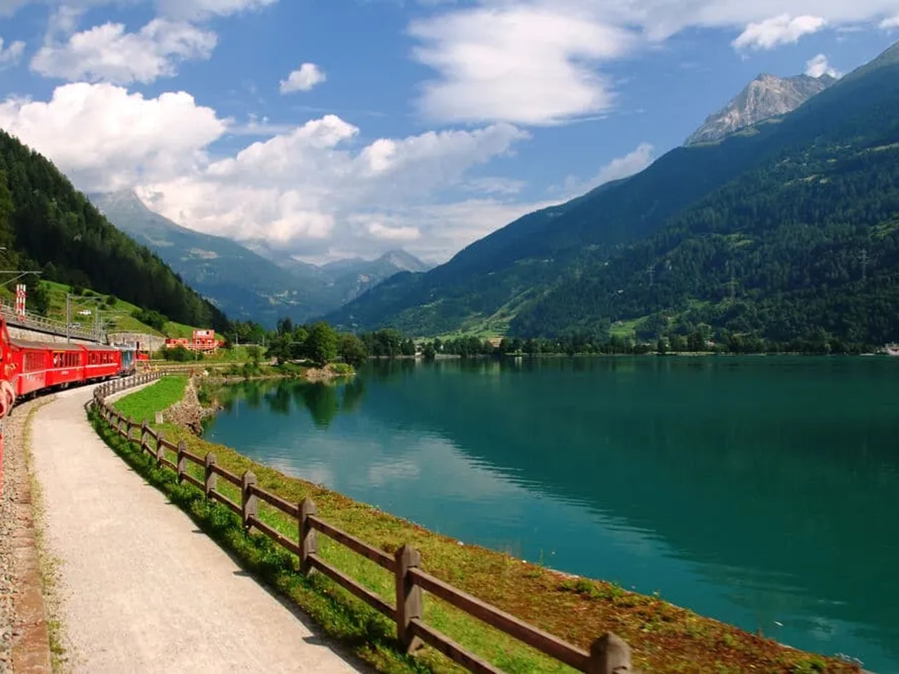 vista do lago poschiavo