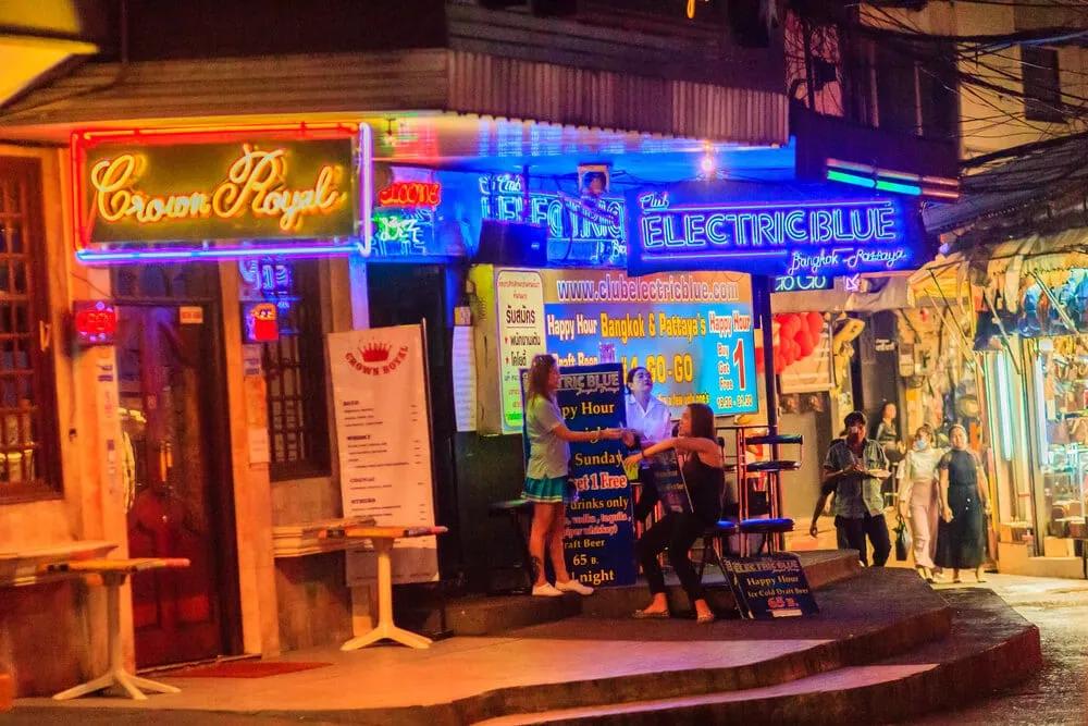 bairro de patpong à noite