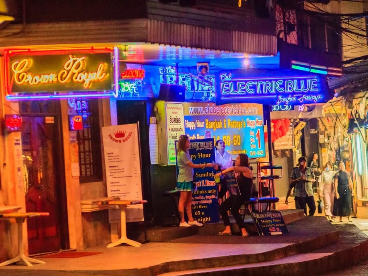 bairro de patpong à noite
