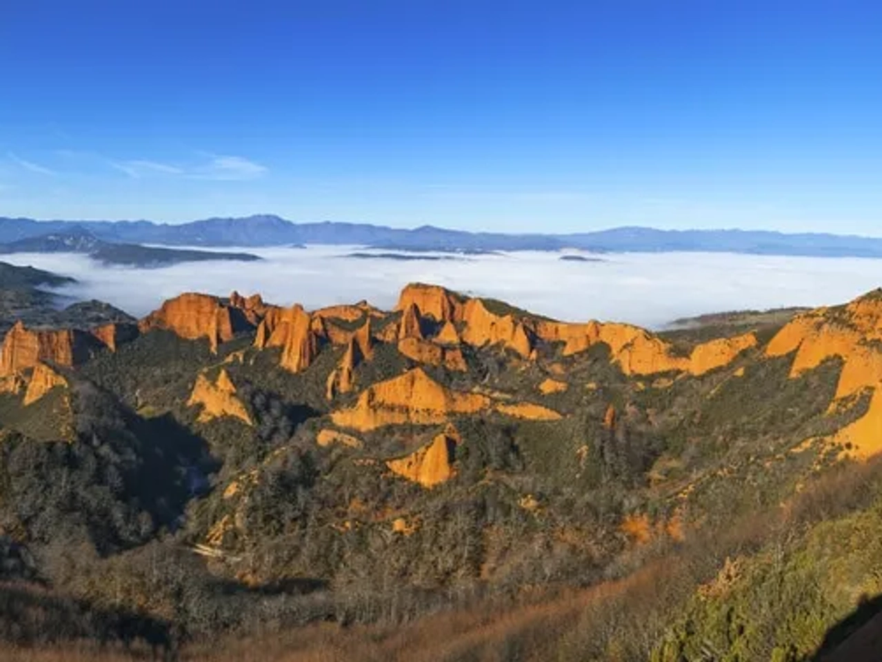vista aerea las medulas