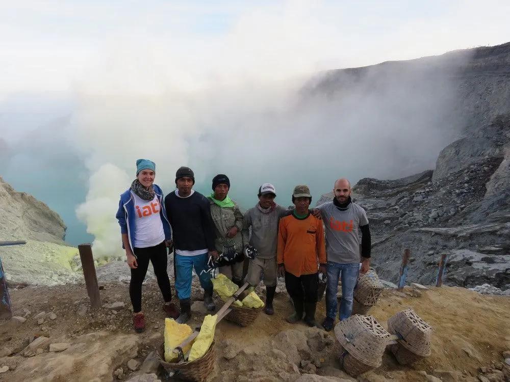 subir al volcán Ijen