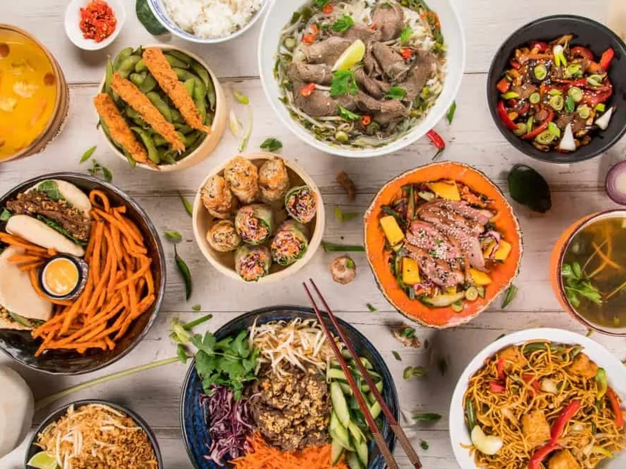comida para niños en Asia