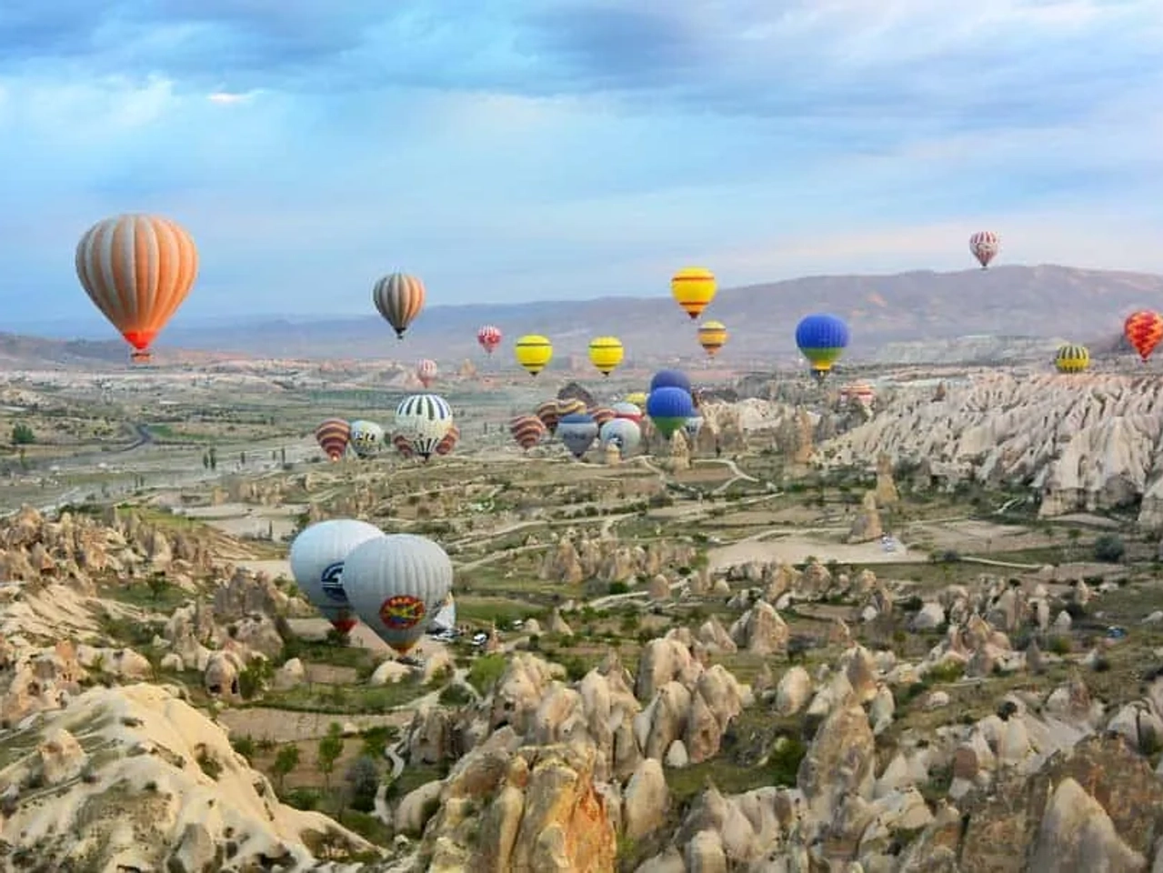 globos en la Capadocia