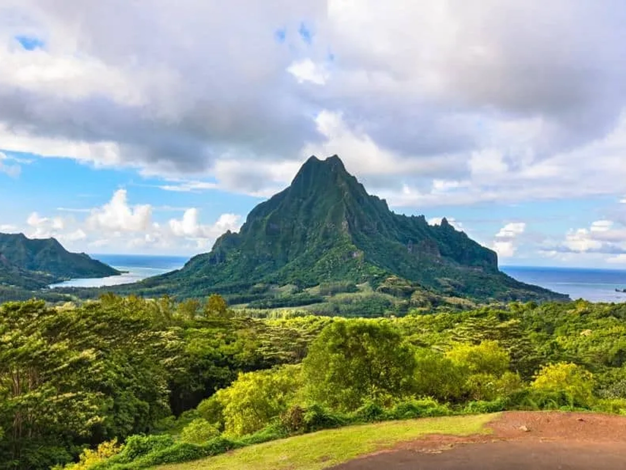 Ilha de Moorea na Polinésia Francesa