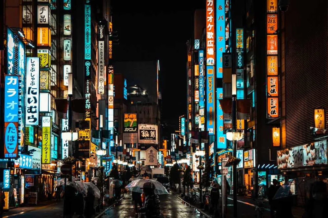 luces nocturnas tokiotas