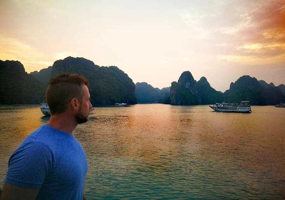 nascer do sol no Vietname