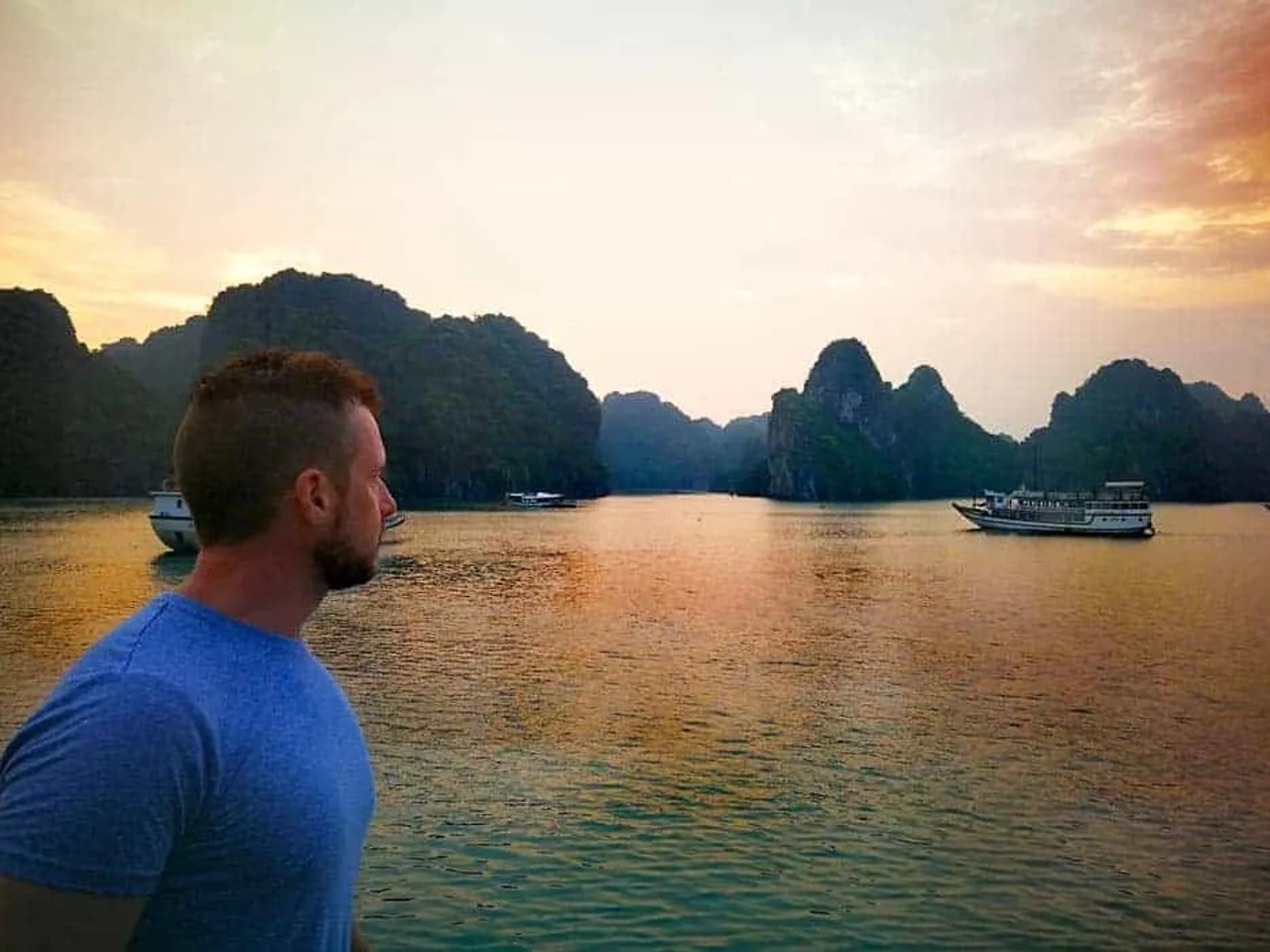 nascer do sol no Vietname