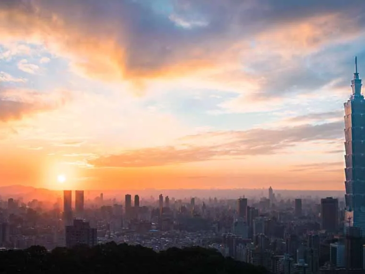 atardecer desde la Elephant Mountain