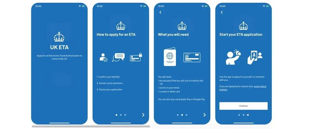 App ETA UK