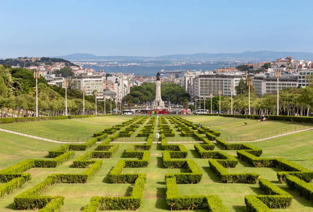 foto do parque eduardo vii desde o miradouro