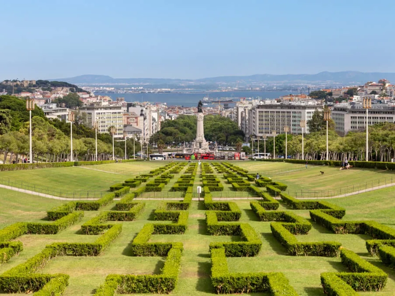 foto do parque eduardo vii desde o miradouro