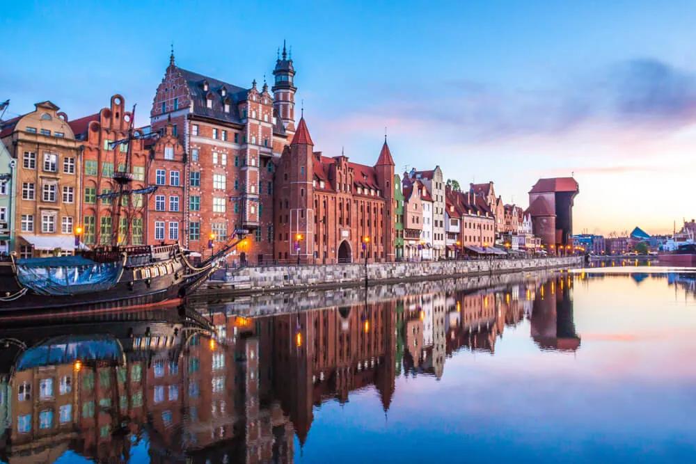 centro da cidade de gdansk