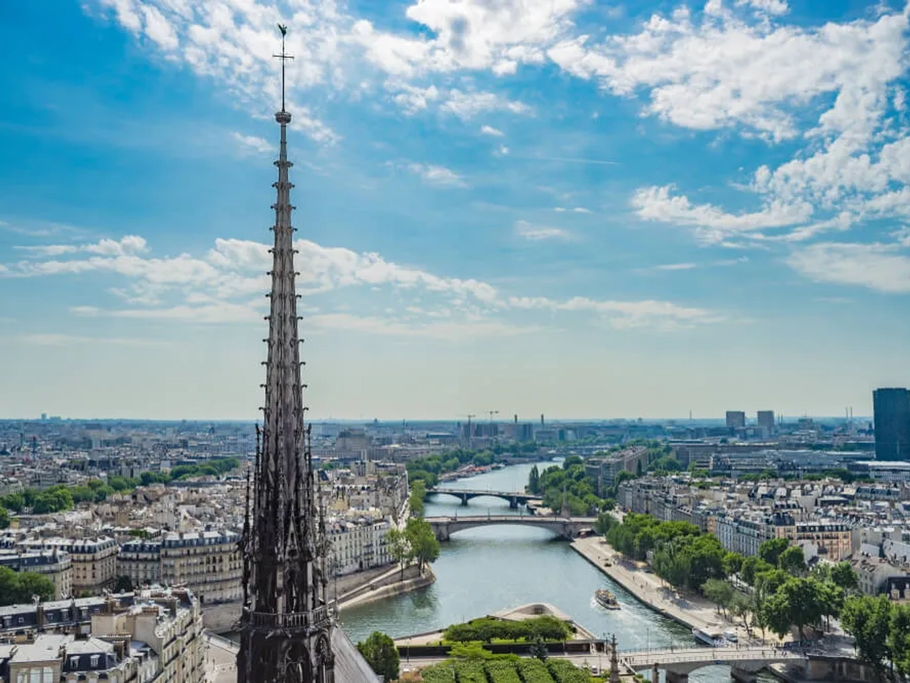 vistas de paris desde notre dame