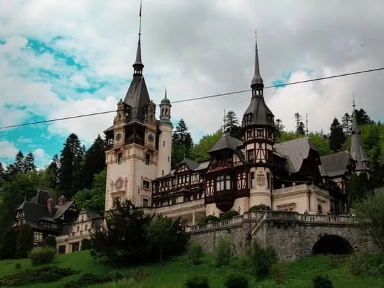 castelo de peles em Sinaia na Roménia