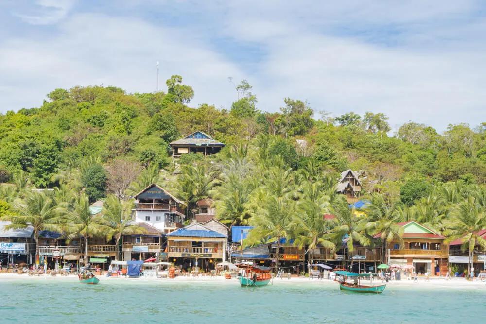 bares e negocios de koh rong