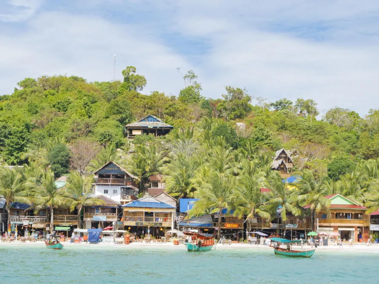 bares e negocios de koh rong