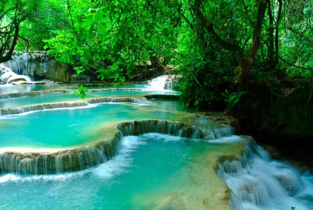 visitar las cascadas de Luang Prabang