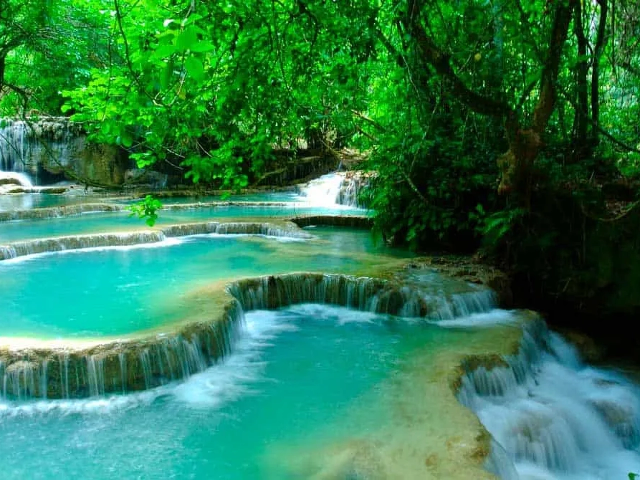 visitar las cascadas de Luang Prabang