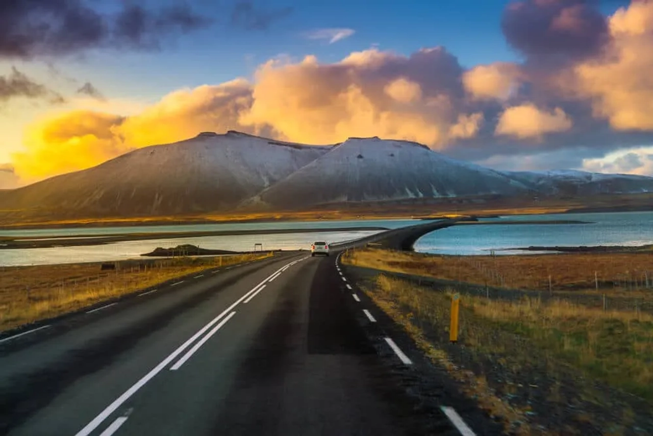 estrada hringvegur na islandia
