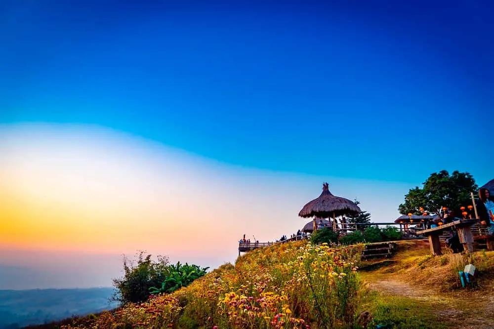 Amanecer en Pai, Tailandia