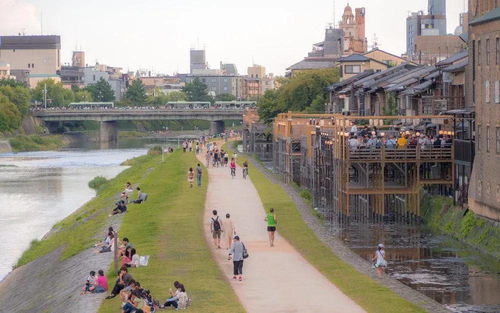 restaurantes del río de Kioto