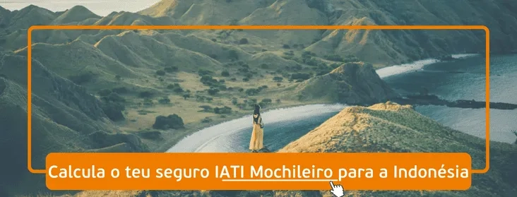 "Calcule seu seguro de viagem IATI para a Indonésia agora!"