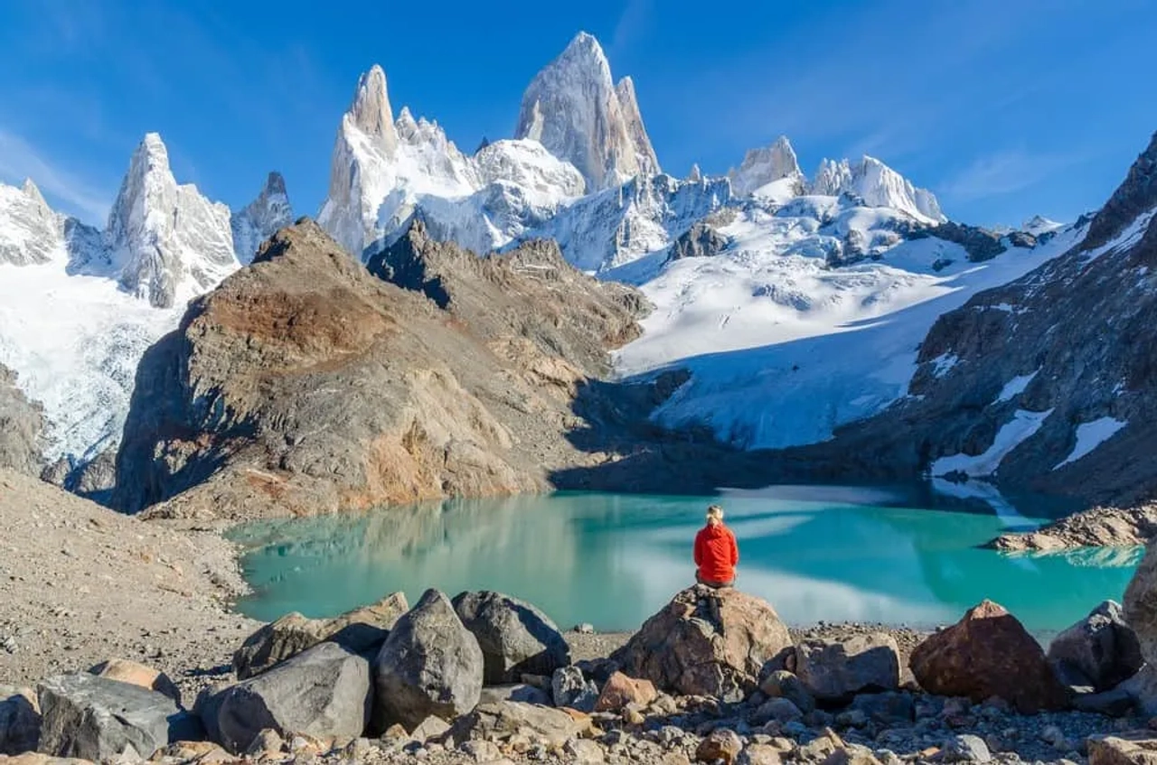 Paisagem da Patagónia argentina para seguro de viagem e atividades de aventura