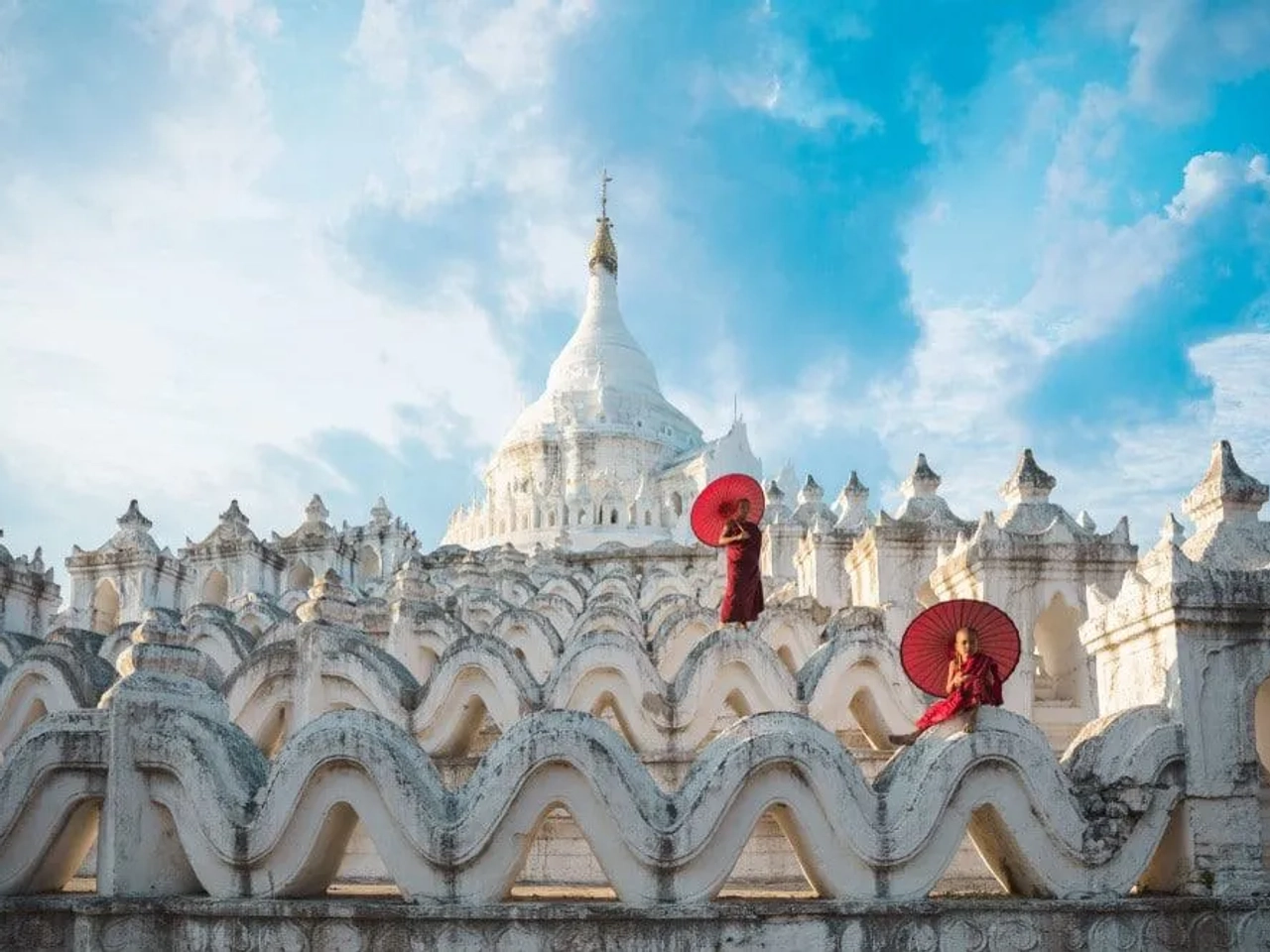 Hsinbyume Pagoda en el itinerario de viaje a Myanmar