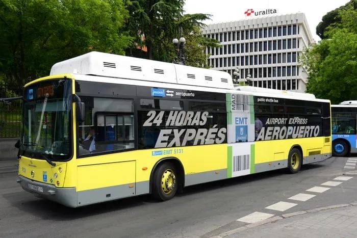 llegar al Aeropuerto de Madrid en bus