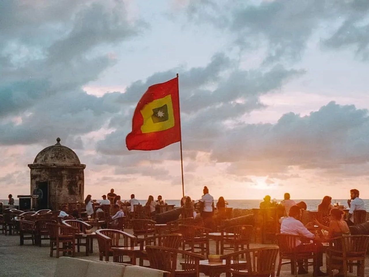 Muralla de Cartagena de Indias en Colombia