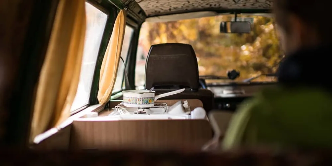 cocina de furgoneta camper