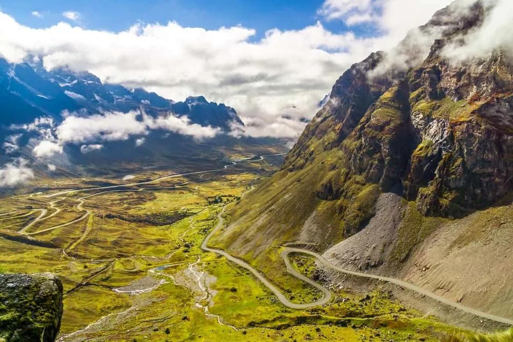 carretera de la Muerte en Bolivia