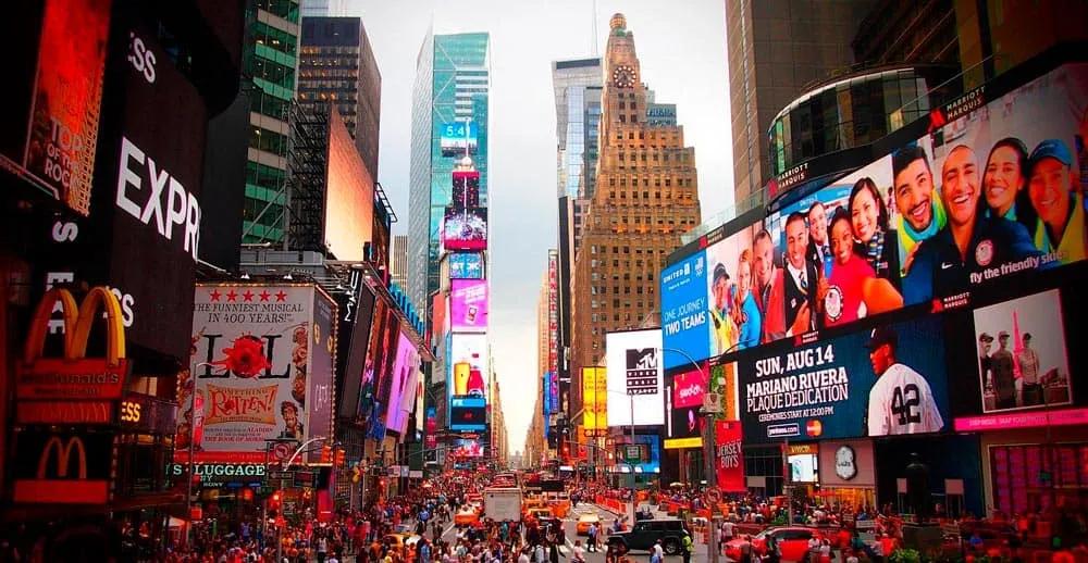 Times Square algo que ver en Nueva York sí o sí