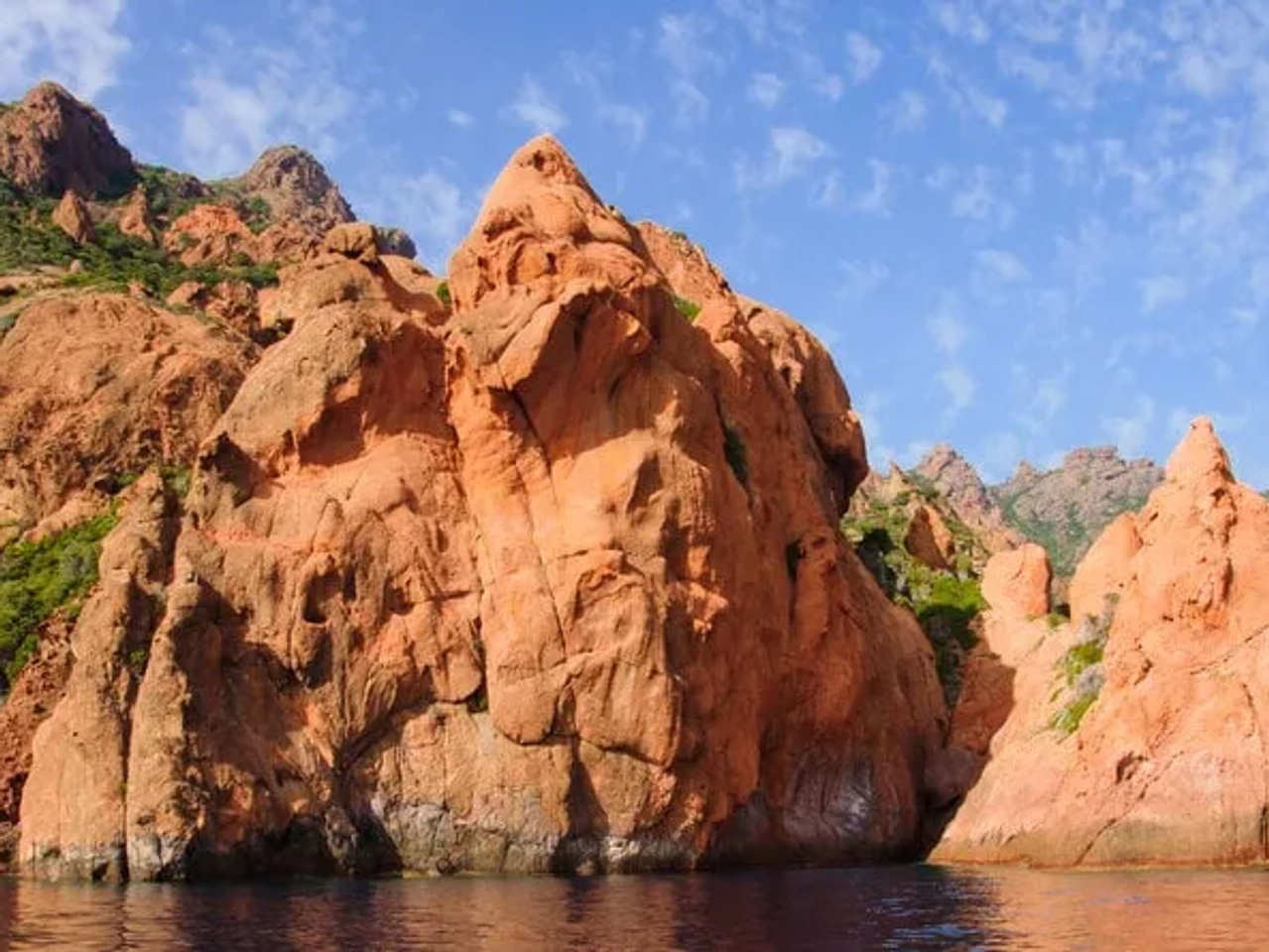 panoramica da reserva natural de scandola