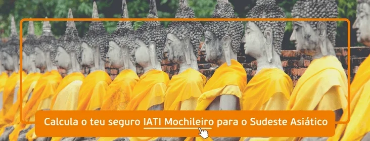 "Calcule seu seguro de viagem IATI para o Sudeste Asiático!"